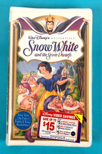Sealed New Walt Disney Snow White and the Seven Dwarfs (VHS, 1994)