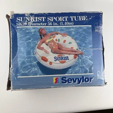 Sunkist Snow Tube Water Sevylor Sport Inflatable Swimming Pool Sun 56" SK20 VTG