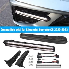 Grill Bezel LED Lights DRL Turning Light Bar for 2020-2025 Chevrolet Corvette C8
