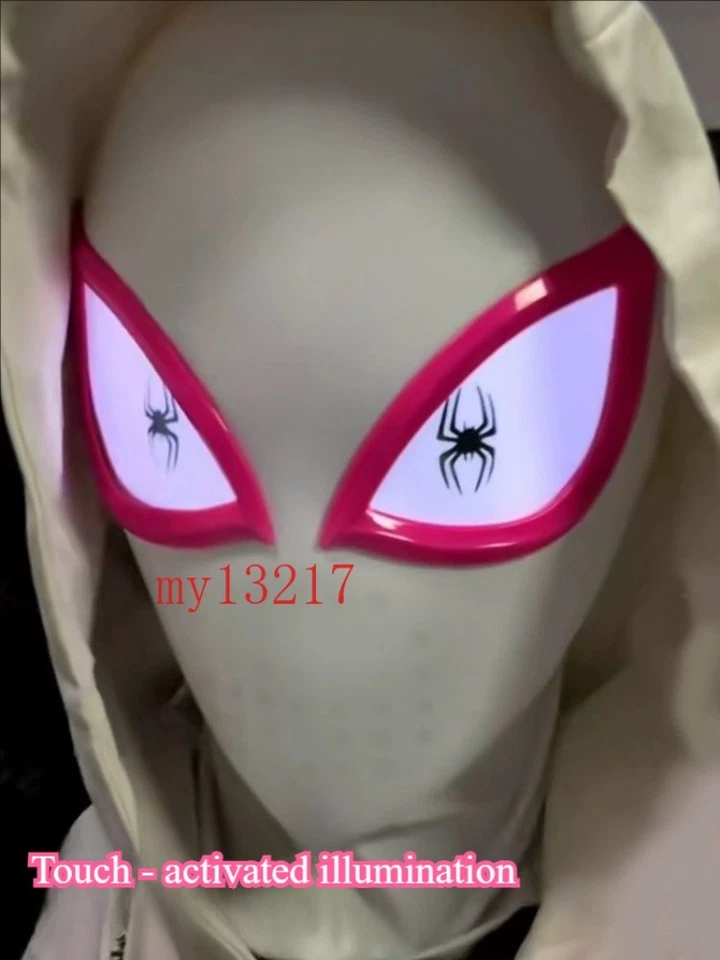 Marvel Gwen Stacy Spider - Man Glowing Balaclava Halloween Mask Cosplay Party - Image 3 of 3