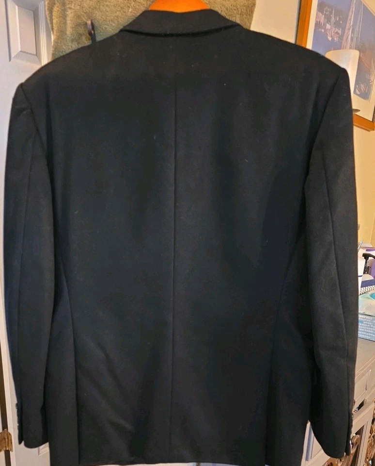 Loro Piana 100% кашемир черный блейзер куртка мужская 40R сделано в Италии - Изображение 2 из 4