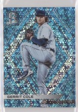 2018 Panini Chronicles Spectra Neon Blue Prizm 34/99 Gerrit Cole #20 b9e