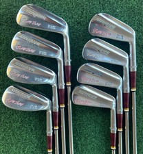 Rare Vintage Wilson Patty Berg Autograph Iron Set 2-9 Iron Original Shaft Grip
