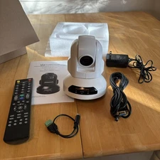 HuddleCamHD 3X USB PTZ Conference Camera w/ Remote, Cables & Power Adapter