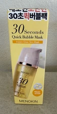 MENOKIN 30Seconds Quick Bubble Mask NIACINAMIDE Instant GLASS SKIN Bright Korea
