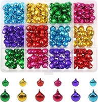 Bunte Metallglocken 8Mm-10Mm 324 StüCk Zum Basteln Schmuck Weihnachten