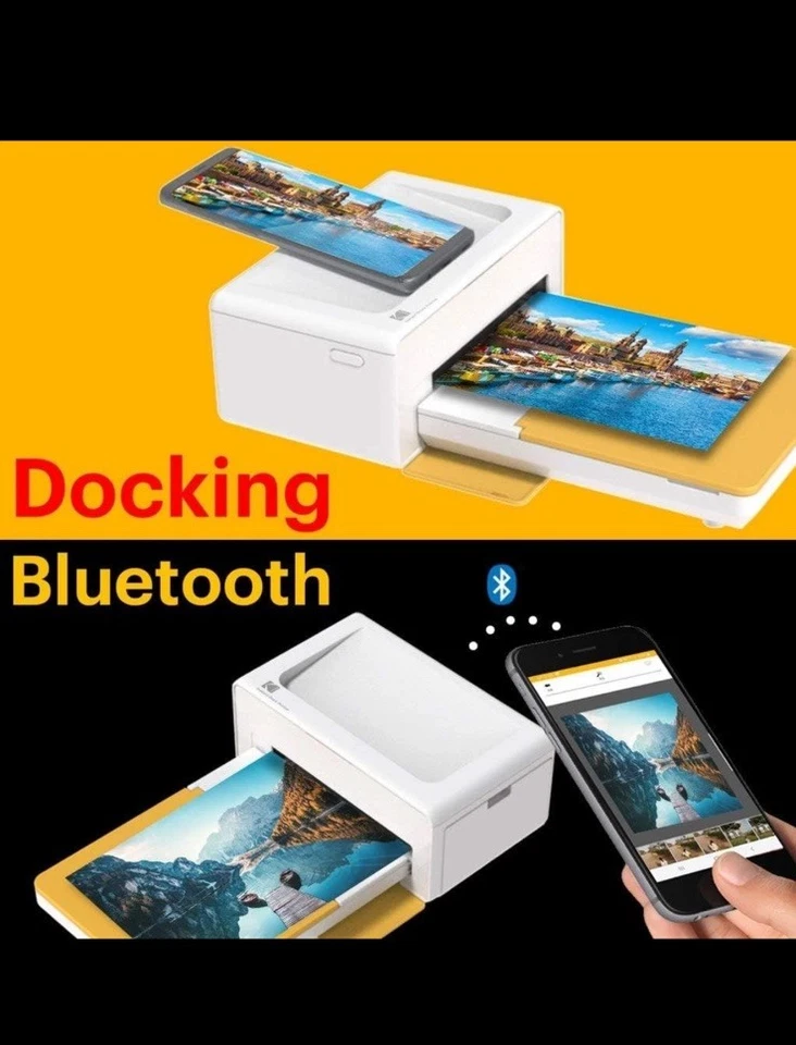 Kodak Instant Photo Printer Model Dock Printer PD460 WiFi Bluetooth Connected - Image 4 of 4