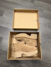 UGG Women's Classic Ultra Mini New Heights Platform Boots Chestnut Women Size 8