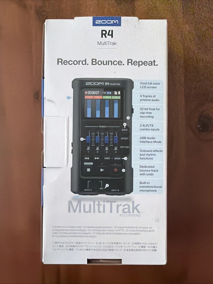 ZOOM R4 MultiTrack Recorder 4-track 32-Bit Float Audio Recorder NEW 100JA - Image 2 of 4