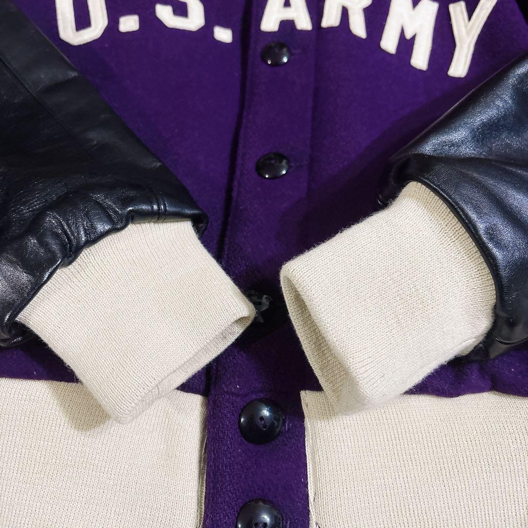 Buzz Rickson's U.S. Army Stadium Jacket Horsehide… - image 8