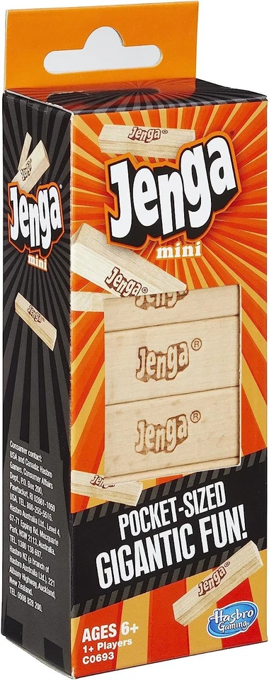 Hasbro Gaming Jenga Mini Game, Ages 6 And Up, For 1 Or More Players (US IMPORT) - Image 4 of 4