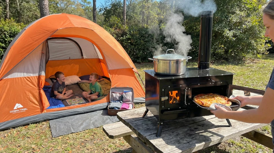 Stonehouse Forge "Trailblazer" Cookstove/Woodstove with Oven - Off-Grid, Camping - Image 3 of 4