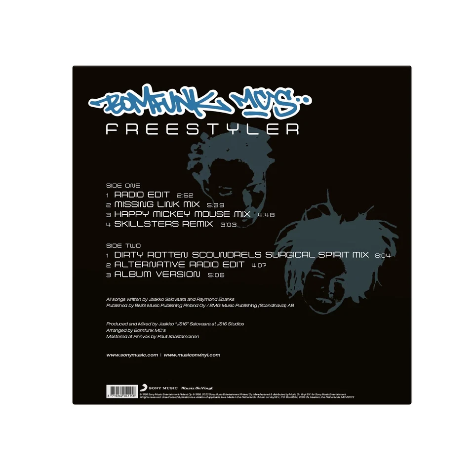 Bomfunk MC's Freestyler Crystal Clear Vinyl - Bild 3 von 4