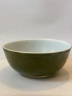 VTG Pyrex #404 Large 4 Qt Mixing Nesting Bowl Avocado Green Verde  10.25"