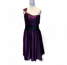 Allure Bridals. Sz 12. Off Shoulder. Purple,plum,black. P-P18”L-41”