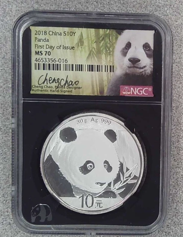 Chinese Panda MS 70 NGC Certified Silver Bullion Coins for sale | eBay