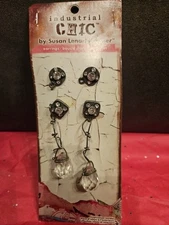 Susan Lenart Kazmer INDUSTRIAL CHIC JEWELRY NEW OLD Stock Earrings 