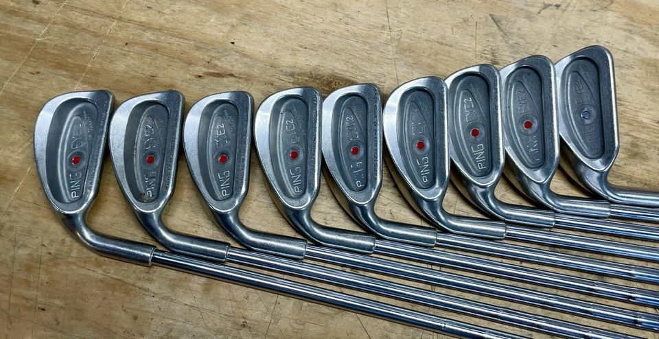 Ping Eye 2 Iron Set 2-W Blue Dot READ DESCRIPTION Left Handed LH Serials Match - Image 2 of 4