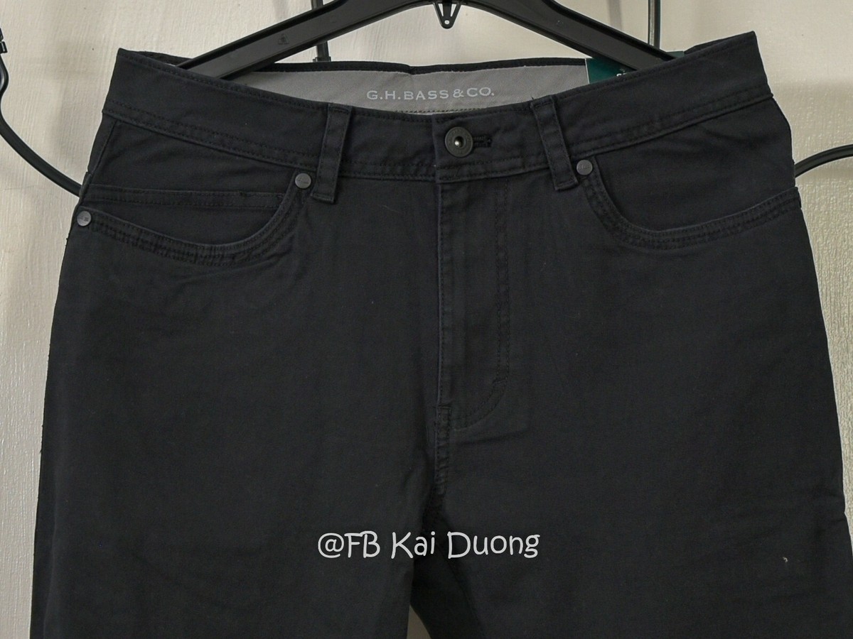 G.H. Bass Groundwork Men's Stretch 5-Pocket Pants Gray