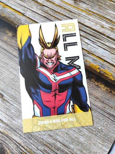 All Might - My Hero Academia MHA Quirk Comic Card - Japan - Picture 2 of 3