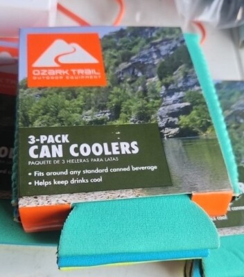 Ozark Trail Pk Can Coolers-2 Packs- Free Shipping And Handling