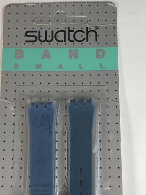 Genuine NOS Swatch Ladies Plastic Watch Band Strap, 12mm Small, New BLUE |  eBay