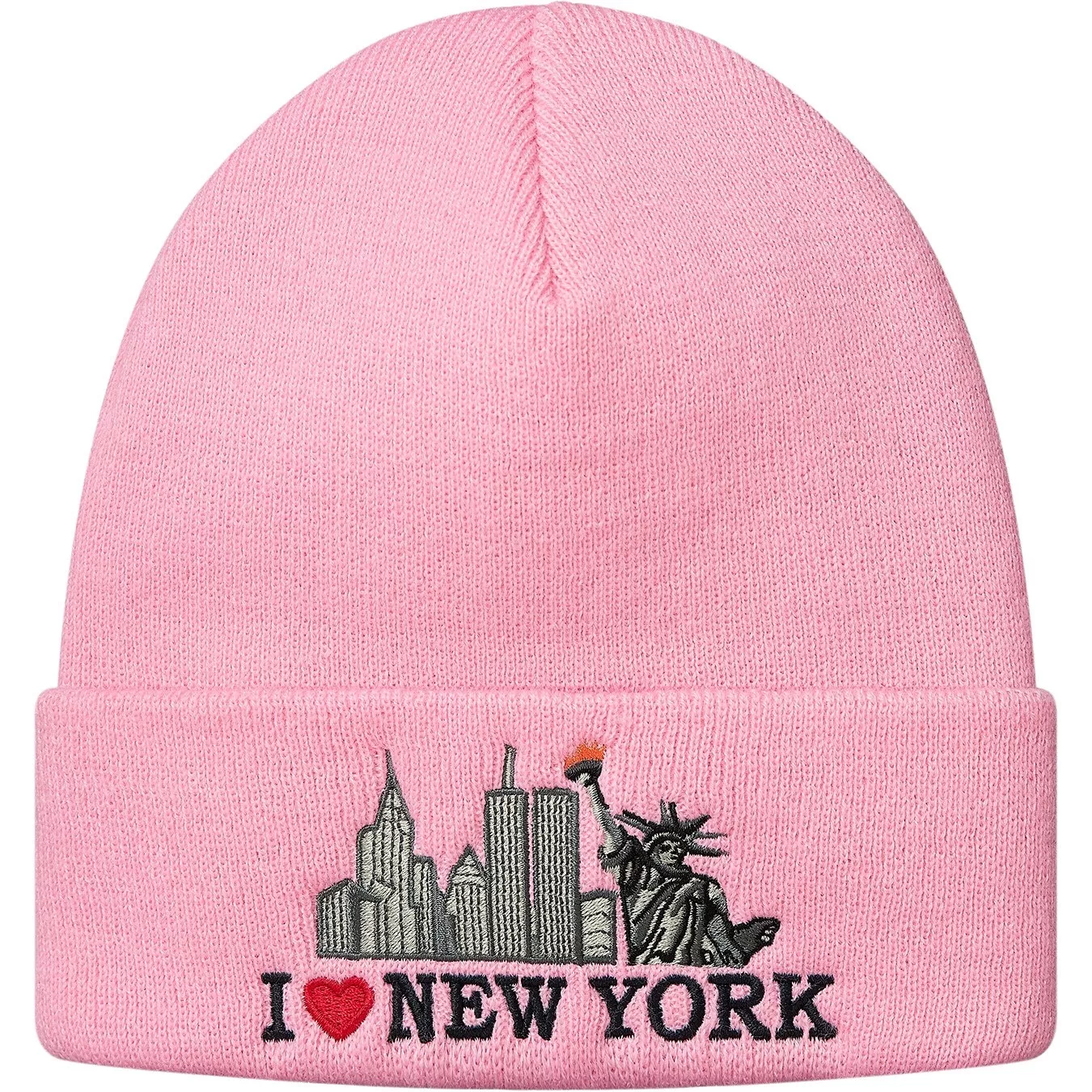 Bonnet rose Supreme I Love NY