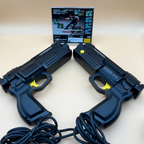 VIRTUA COP 1 + GUN CONTROLLERS HSS-0152 Work for CRT TV Only Sega Saturn - Picture 2 of 8