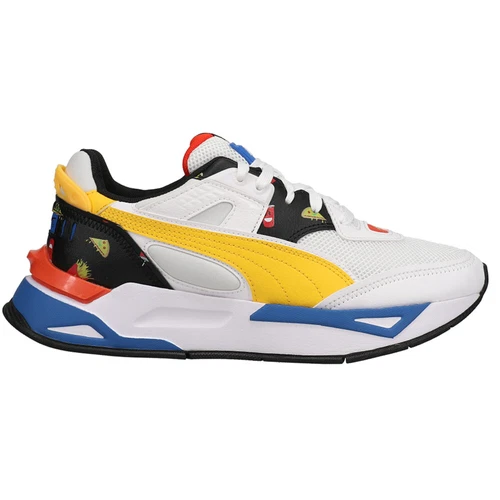 Puma Mirage Sport Foodies Lace Up  Youth Boys White Sneakers Casual Shoes 383179