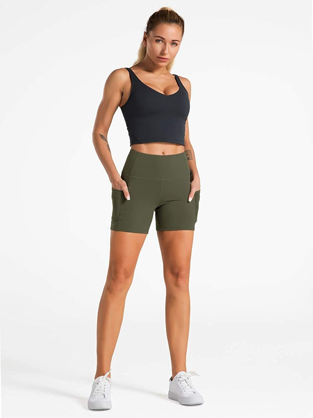 Dragon Fit High Waist Yoga Shorts