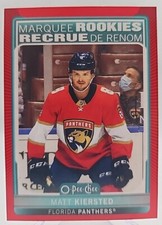 2021-22 O-Pee-Chee Matt Kiersted RC #636 Red Border Florida Panthers