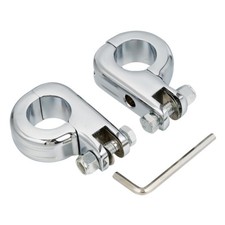Kit de montaje de clavija de reposapiés de carretera de 1 1/4" para Harley Touring Road King Glide