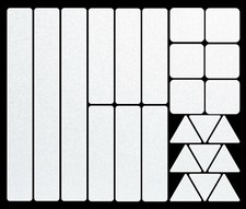 24x reflector stickers, reflective stickers reflective stickers white reflective