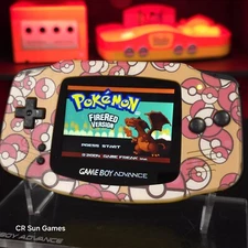 Pokemon Pokeball Game Boy Advance GBA Console iPS V5 Backlight Backlit LCD 
