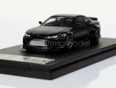 ignition model 日産シルビア S15 黒 SW 1:64 Black Silvia S15 Drift Rocket Bunny Model Diecast Metal