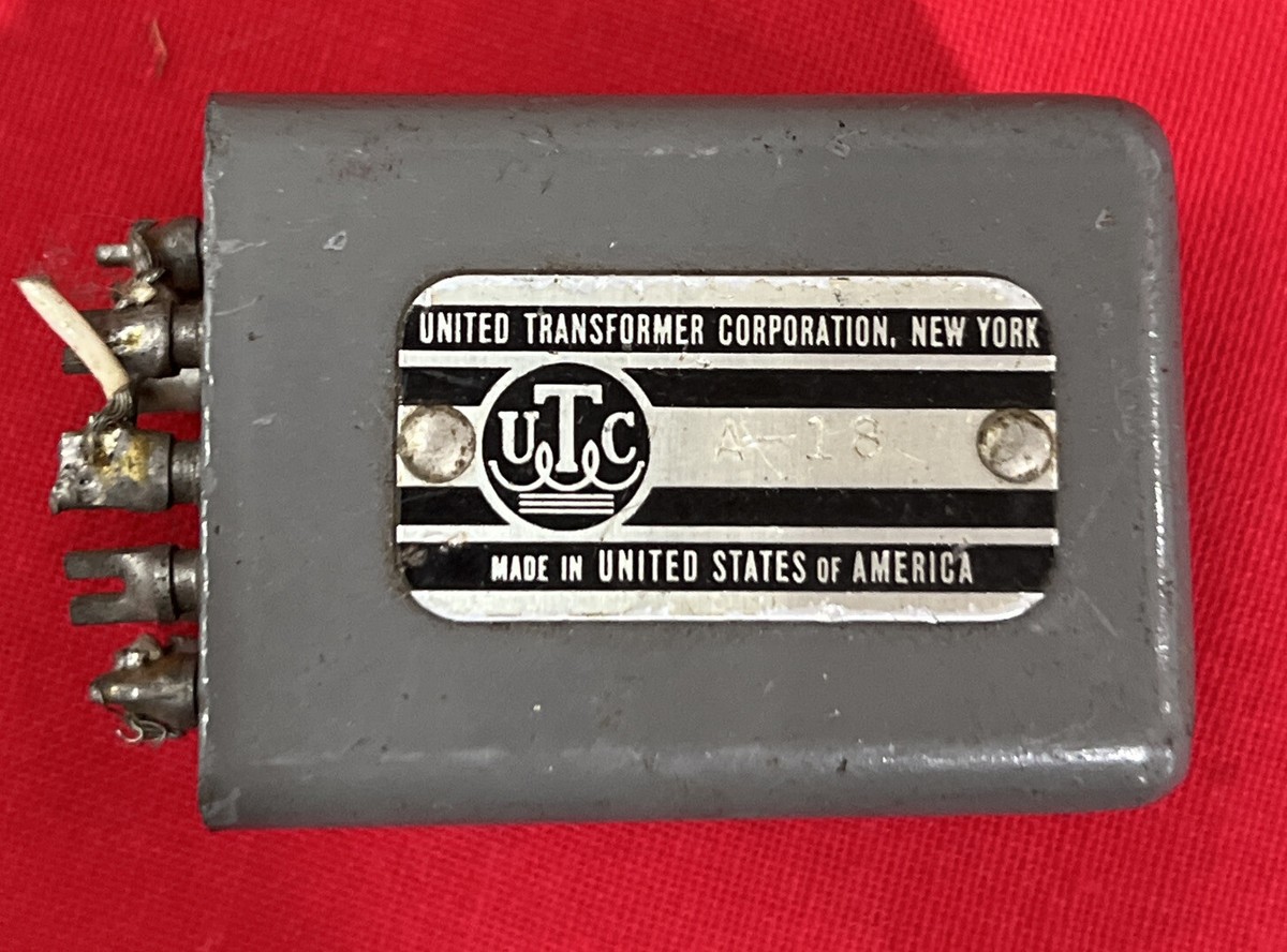 【中古】 Utrenja: Wit / Warsaw Po & Cho Etc UTC A-18 Transformer Audio Rare Vintage United Transformer