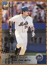 Mike Piazza 1999 Topps Finest Baseball Card #95 New York Mets MLB HOF Free Ship