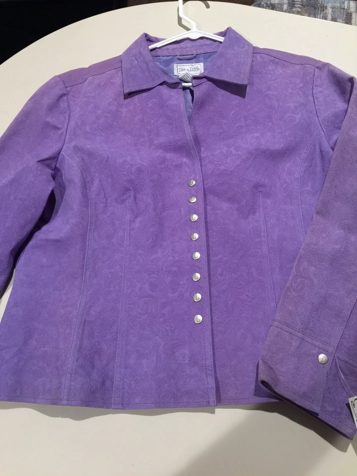 Ladies Washable Suede Jacket XL (4 Colors To Choose From) - Image 2 of 4