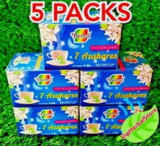 5 Boxes Te 7 Azahares ✅ Tea Seven Blossoms Infusion Herbs 125 bags By Therbal
