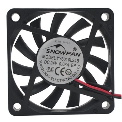 Pcs Snowfan YY6010L24B 24V 0.08A 6010 6CM Double Ball Industrial Cooling Fan   - Picture 1 of 5