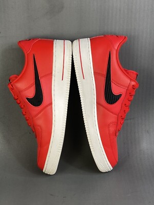 Nike Air Force 1 \'07 LV8 \'Cut Out Swoosh - University Red\' sneaker size 10.5 s-l400.jpg main image 4
