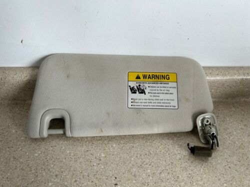 2009 2013 MAZDA 6 PASSENGER RIGHT RH SIDE SUN VISOR GRAY CLOTH FITS ALL TRIM OEM - Picture 3 of 3