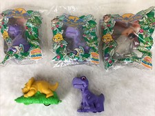 Vintage 1997 Burger King The Land Before Time Toys Lot Chomper Petri Sara