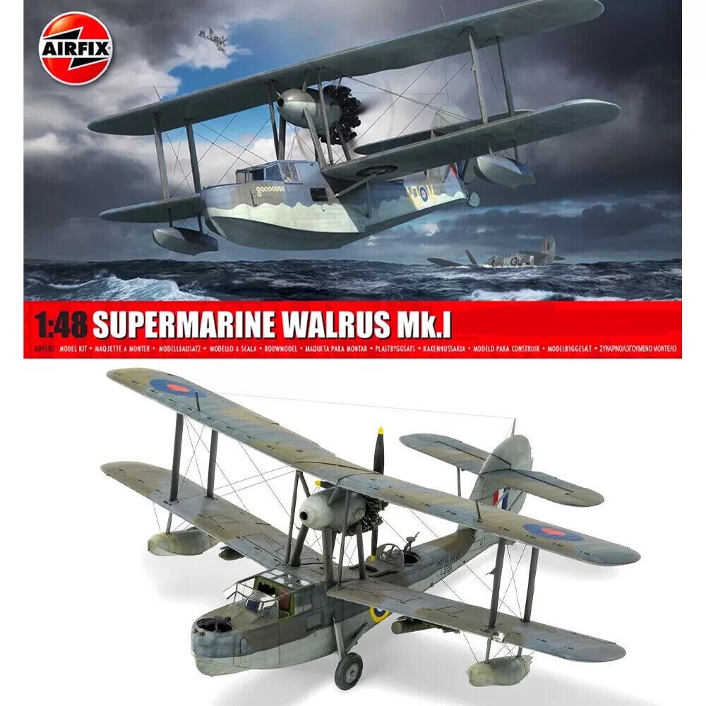 1/48 SUPERMARINE WALRUS MK.I (PLASTIC KIT) A09183 - Image 4