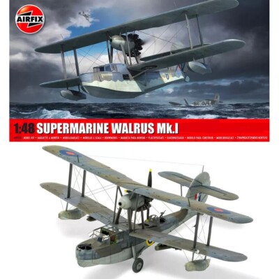 Airfix Supermarine Walrus Mk.I. 1-48 Maßstab Kunststoff Modellbausatz.