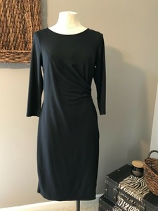 talbots black dress