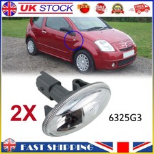 2x Side Indicator Repeater Lamp For Peugeot Partner Tepe 107 206 207 307 6325.G3