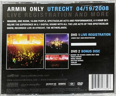 Armin Van Buuren - Armin Only Utrecht 04/19/2008: Live