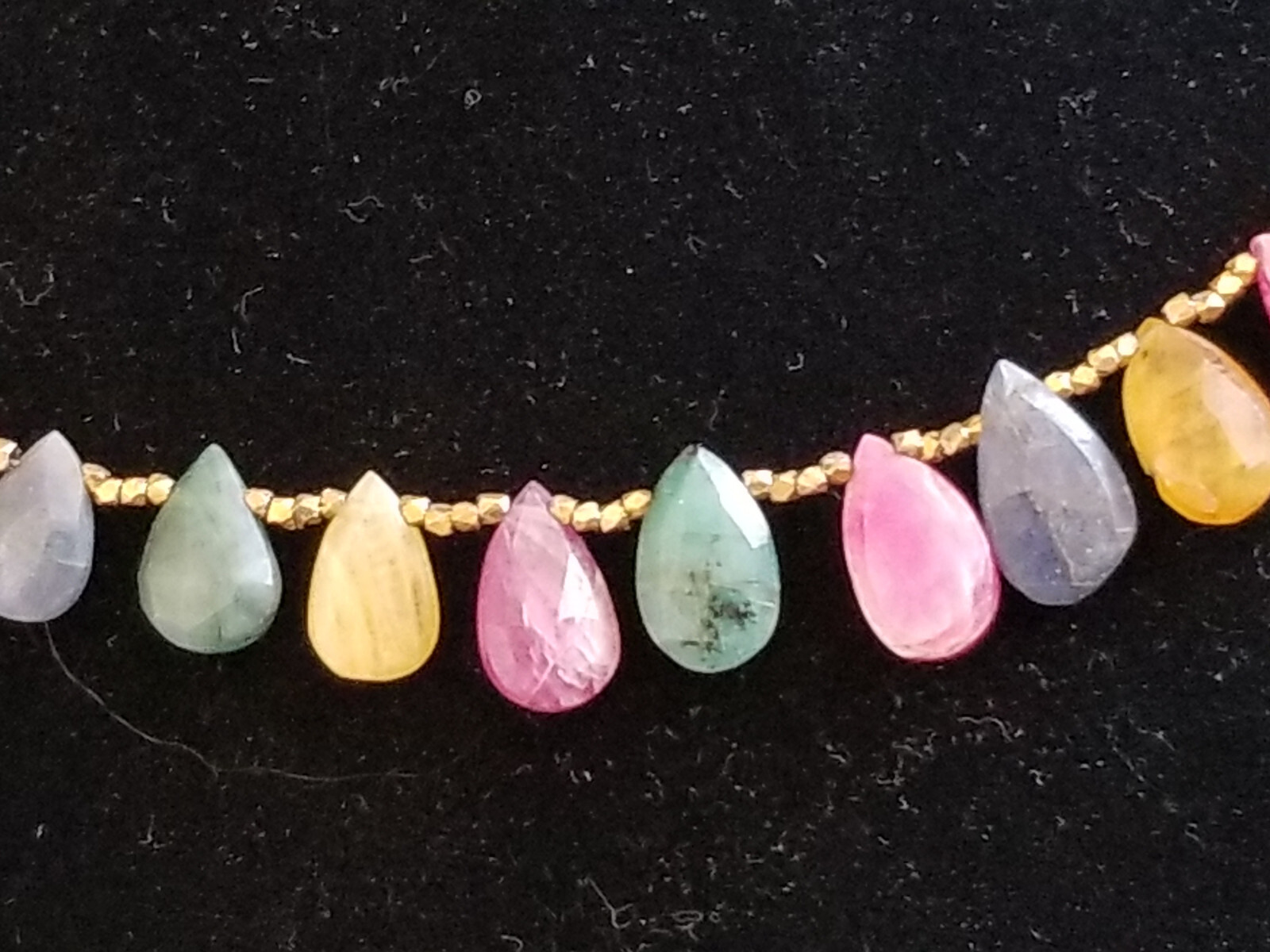 STERLING SILVER MULTI COLORED SAPPHIRES, RUBIES A… - image 10