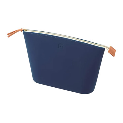Bloomin Tasche klein weit offen Beutel Kosmetik klein Geschenk Geldbörse dunkelblau